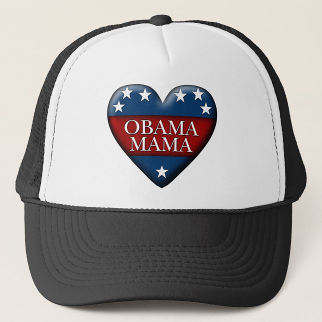 Obama Mama Truckerkappe (Vorderseite)