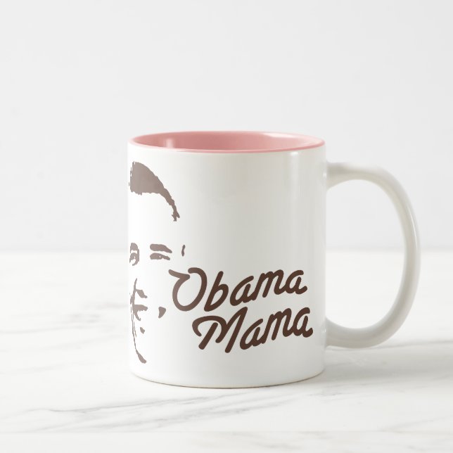 OBAMA MAMA ZWEIFARBIGE TASSE (Rechts)