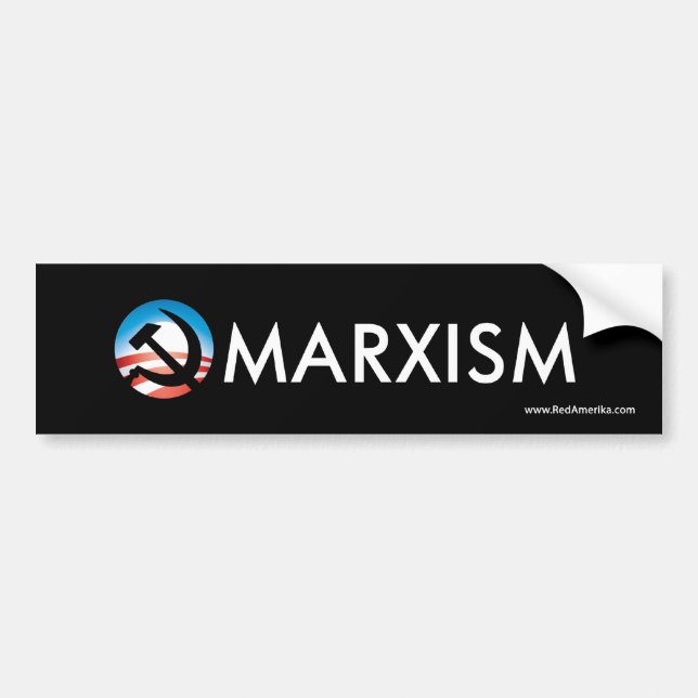 Obama-Marxismus-Hoffnungs-Hammer-Aufkleber Autoaufkleber (Vorne)