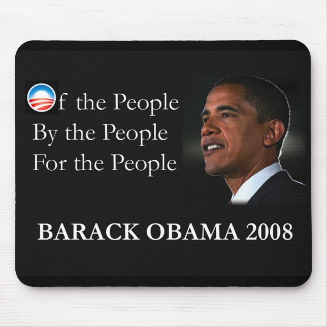 Obama-Mausunterlage Mousepad (Vorne)