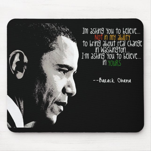 Obama-Mausunterlage Mousepad (Vorne)