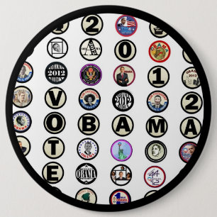 Obama mehrpolig button