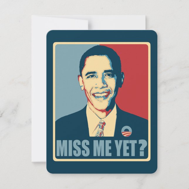 Obama Miss mich noch? (Vorderseite)