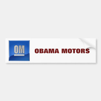 OBAMA-MOTOREN AUTOAUFKLEBER