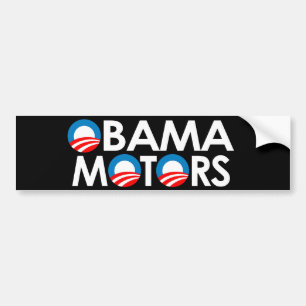 Obama-Motoren Autoaufkleber