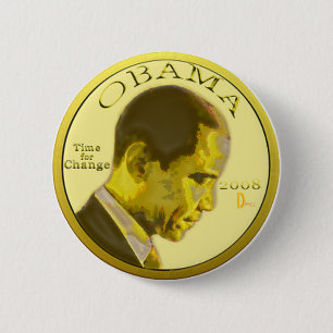 Obama-Münzenstandardgröße Knopf Button