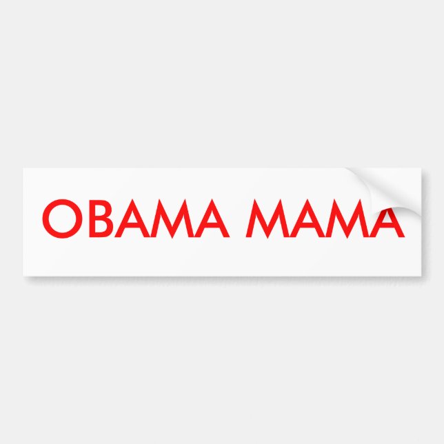 OBAMA-MUTTER AUTOAUFKLEBER (Vorne)