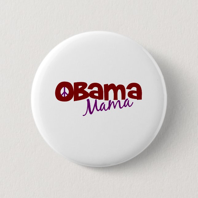 Obama-Mutter Button (Vorderseite)