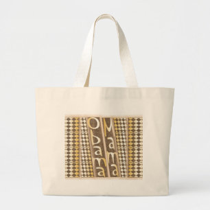 Obama-Mutter Tote Bag Jumbo Stoffbeutel
