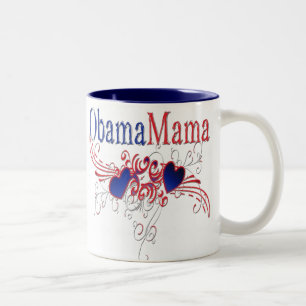 Obama-Mutter Zweifarbige Tasse