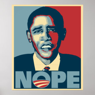 Obama Nope Poster