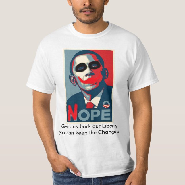 Obama Nope T-Shirt (Vorderseite)