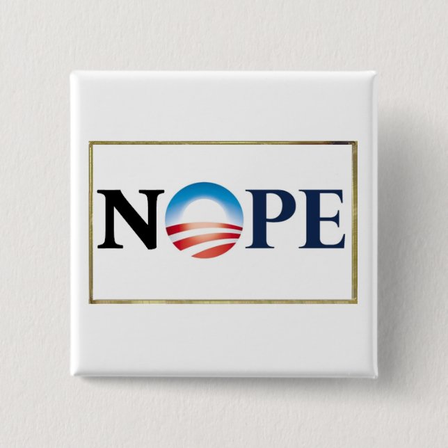 Obama-NOPF-Button Button (Vorderseite)