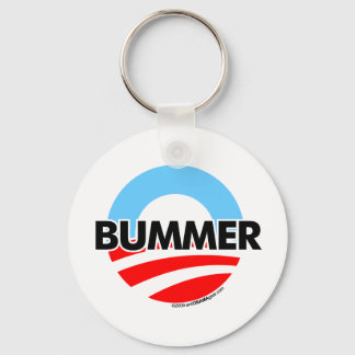 Obama O Bummer Logo Schlüsselanhänger
