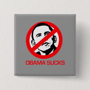 Obama - Obama Sind zum Kotzen Button
