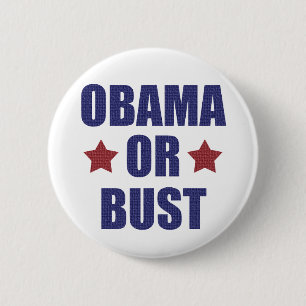 Obama oder Fehlschlagknopf Button