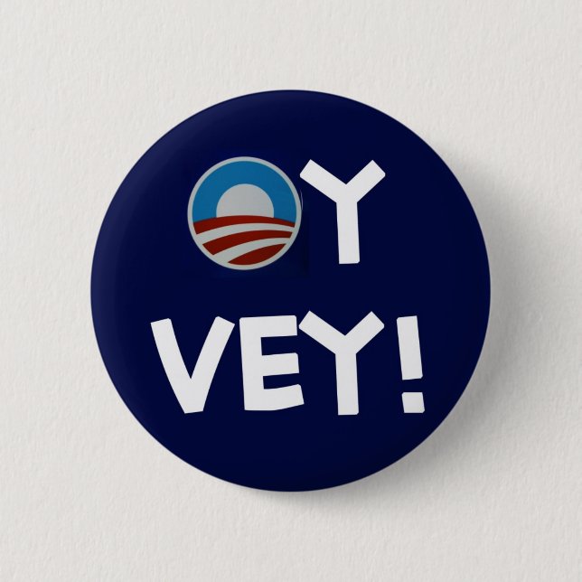 Obama oy vey button (Vorderseite)