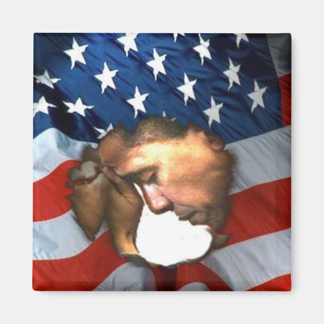Obama Patriot Magnet (Vorne)