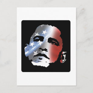 Obama Patriot Postkarte