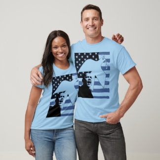 Obama Peace Dove / Flag Long Sleeve Raglan Shirt