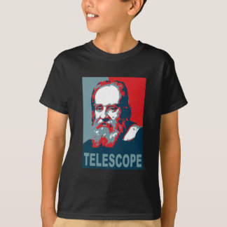 Obama-Plakat - Galileo-Teleskop T-Shirt
