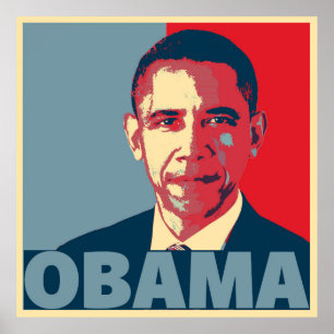 OBAMA POP-ART-PLAKAT POSTER