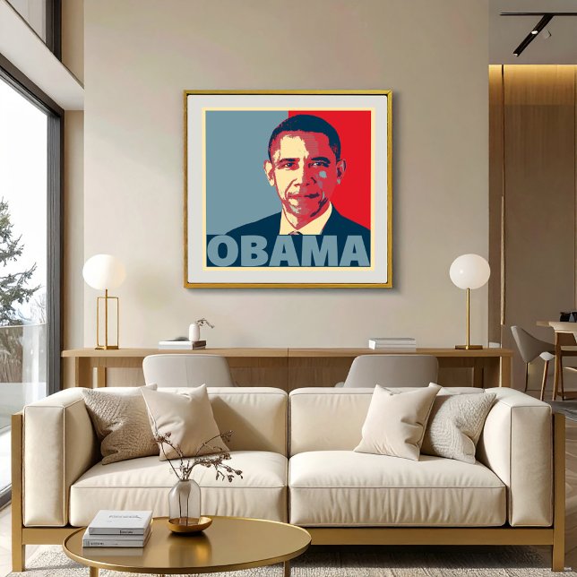 OBAMA POP-ART-PLAKAT POSTER (Von Creator hochgeladen)