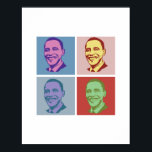OBAMA POP ART -.png Poster<br><div class="desc">PolitiClothes.com Political Clothing for Everyone! Browse 100's of Political Humor Tees and Election Designs on T-Shirts,  Bumper Stickers,  Hoodies,  Buttons,  Cards,  Mugs,  Posters und More! FOLLOW US ONLINE @: SHOP: http://www.Politiclothes.com FACEBOOK: http://www.facebook.com/politiclothes TWITTER: http://www.twitter.com/politiclothes</div>