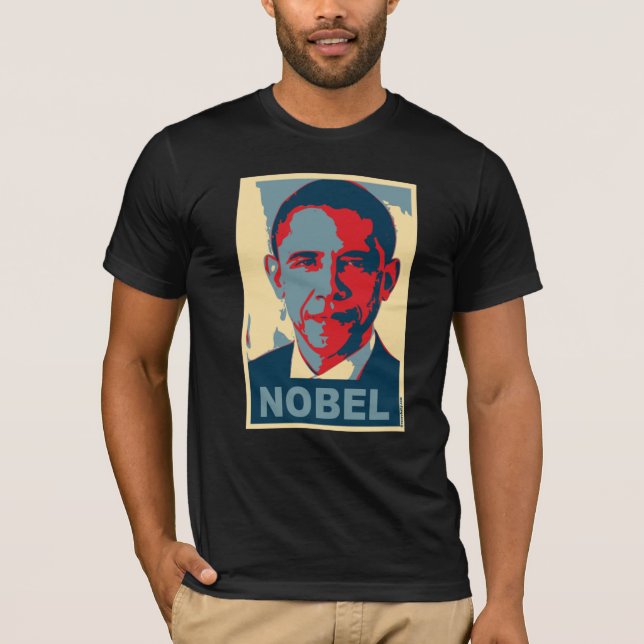 Obama-Pop-Kunst-Nobel-Friedenspreis-T-Shirt T-Shirt (Vorderseite)
