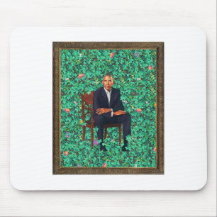 Obama Portrait T-Shirt _1 Mousepad