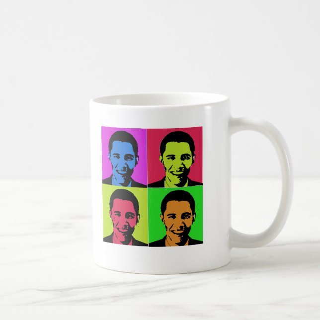 Obama-Portrait Tasse (Rechts)