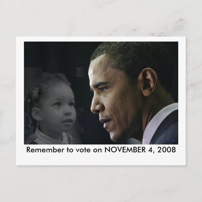 Obama Postcard - Ashley Postkarte (Vorderseite)