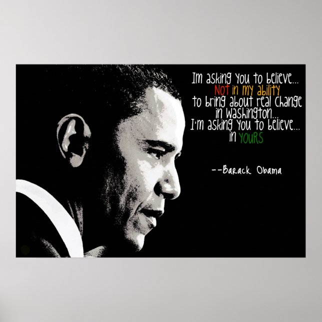 Obama Poster (Vorne)