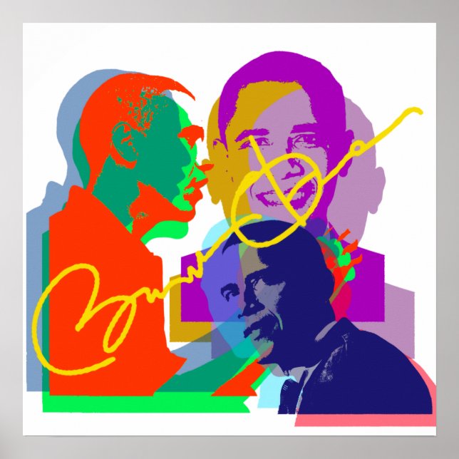 Obama-Poster Poster (Vorne)
