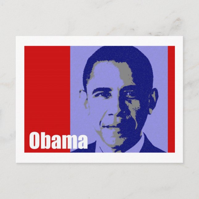 Obama Postkarte (Vorderseite)