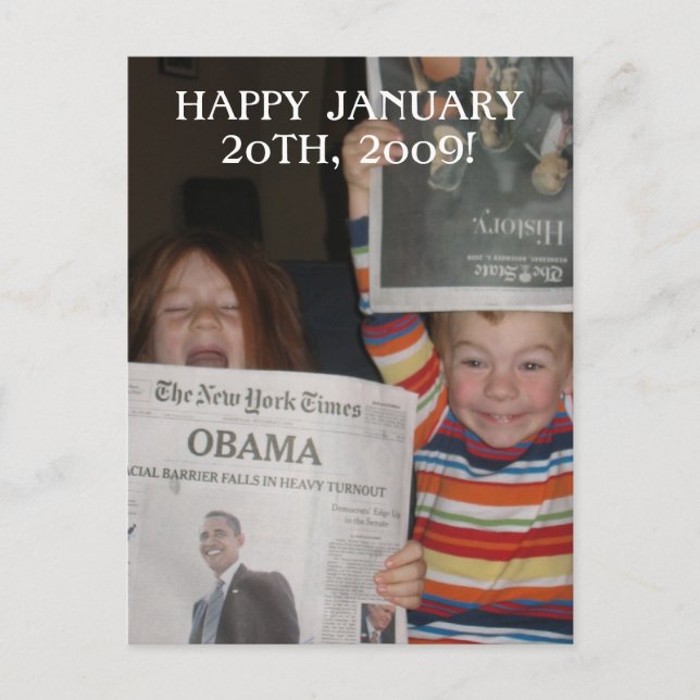 Obama Postkarte (Vorderseite)