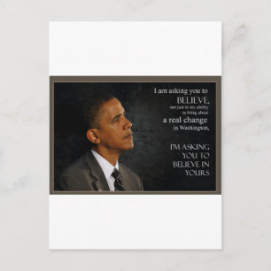 Obama Postkarte