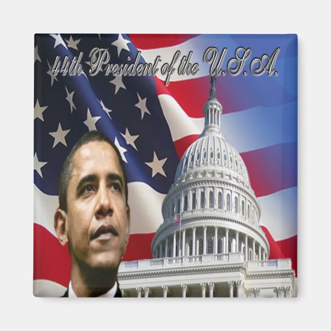 Obama, Präsident 2009 Magnet (Vorne)