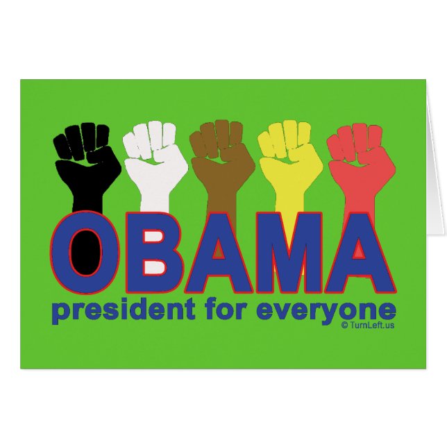 OBAMA-PRÄSIDENT FOR EVERYONE (Vorderseite (Horizontal))
