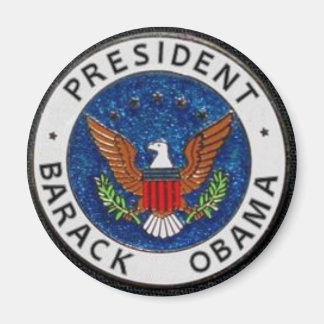 Obama Präsident Siegel Magnet