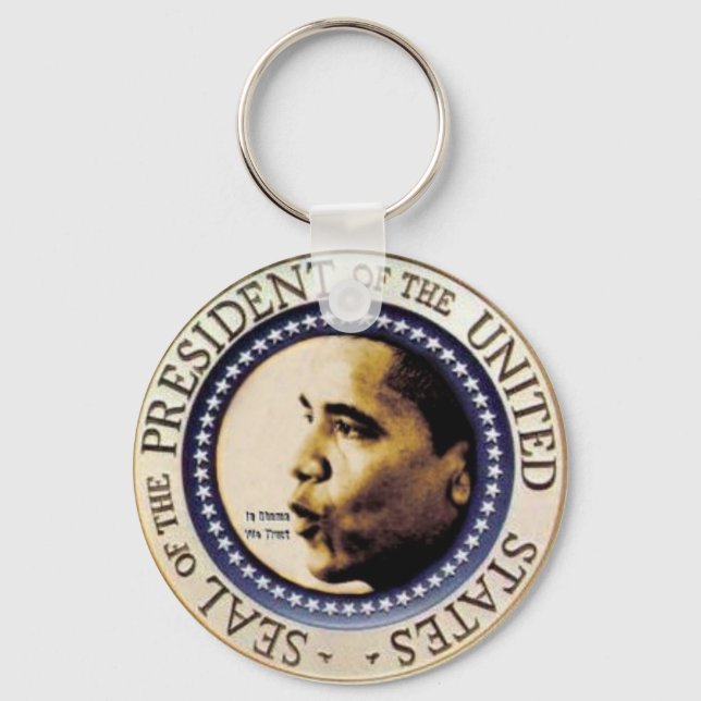 Obama Präsident Siegel Schlüsselanhänger (Vorderseite)