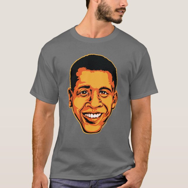 Obama - Präsidentenkopf T-Shirt (Vorderseite)