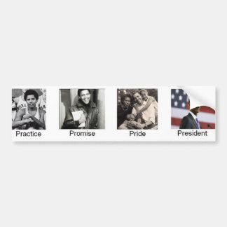 Obama-Praxis-Stolz-Präsident Autoaufkleber