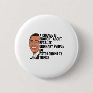 Obama Quotes Barack Obama Politik Button