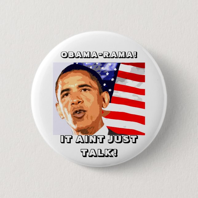 OBAMA-RAMA BUTTON (Vorderseite)