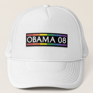Obama-Regenbogen-Stolz Truckerkappe