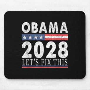 Obama Retro Vintag Patriotic 2028 politische Prote Mousepad