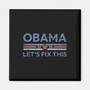 Obama Retro Vintage Patriotisches 2028 Politisches Magnet