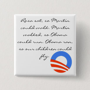 Obama, Rosa saß, also könnte Martin gehen. Marti Button