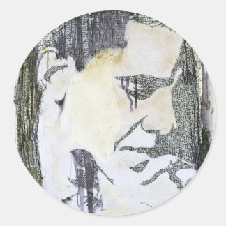 "Obama" Runder Aufkleber